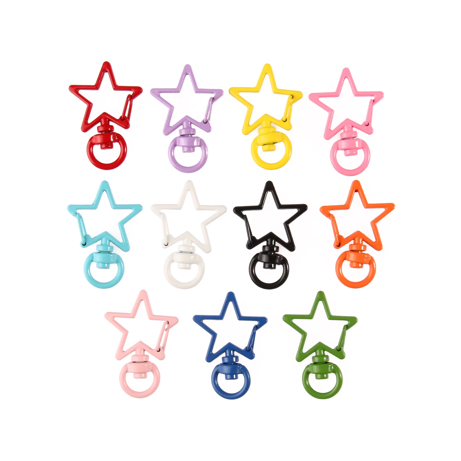 Five Pointed Star Shape Metal Key Chain Ring Split Rings Multiple Colour for Jewelry Making DIY Gift Mask Chain Accessories 5pcs
Five Pointed Star Shape Metal Key Chain Ring Split Rings Multiple Colour for Jewelry Making DIY Gift Mask Chain Accessories 5pcs