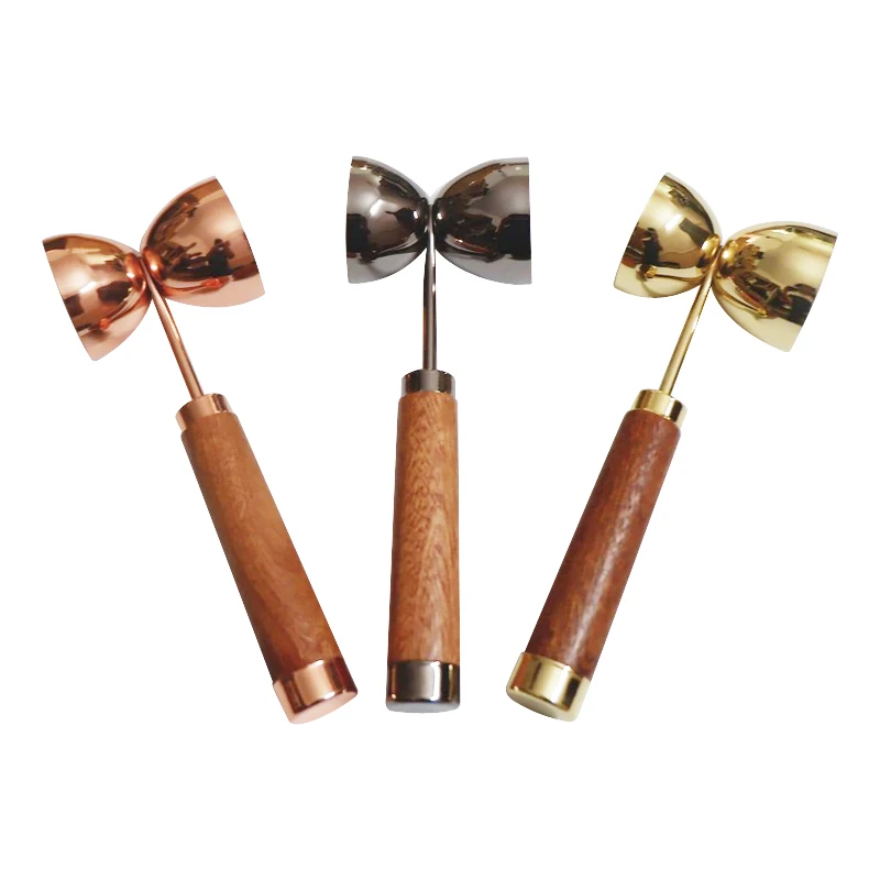 30/60ml Hammer Jigger Bar Cocktail Double jigger measure with a handle for greater speed and ease of use
30/60ml Hammer Jigger Bar Cocktail Double jigger measure with a handle for greater speed and ease of use