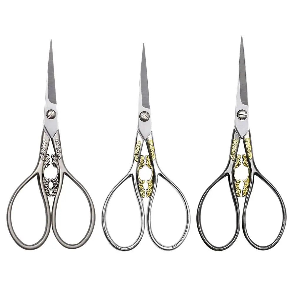 MIUSIE Classic Embroidery Scissor Tailor Vintage Fabric DIY Craft Art Cross Stitch Fabric Antique Retro Sewing Needlework Shear
MIUSIE Classic Embroidery Scissor Tailor Vintage Fabric DIY Craft Art Cross Stitch Fabric Antique Retro Sewing Needlework Shear