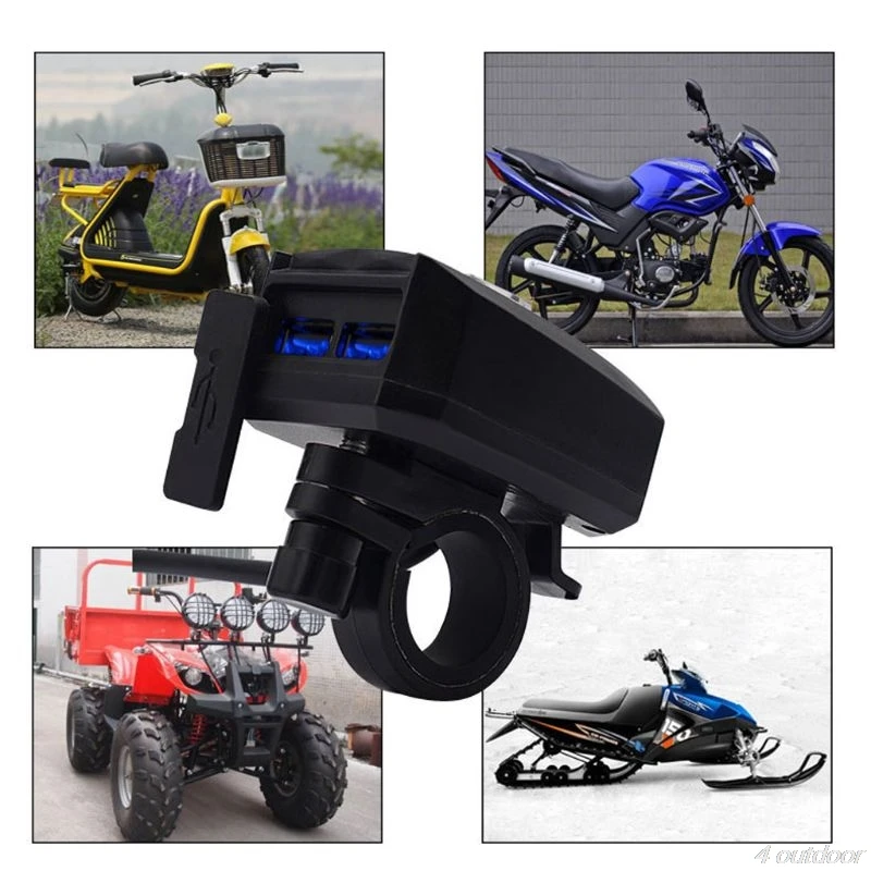10V-80V Waterproof Electric Bicycle Motorcycle Handlebar Dual USB Charger Power Adapter With ON OFF Switch M30 21 Dropshipping
10V-80V Waterproof Electric Bicycle Motorcycle Handlebar Dual USB Charger Power Adapter With ON OFF Switch M30 21 Dropshipping