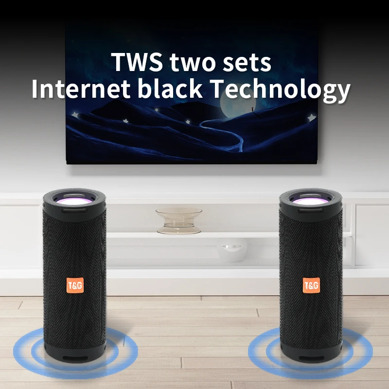 TG289 Outdoor Mobile Portable Wireless Bluetooth Speaker Colorful LED Light 3D Stereo Subwoofer FM/TF Caixa De Som
TG289 Outdoor Mobile Portable Wireless Bluetooth Speaker Colorful LED Light 3D Stereo Subwoofer FM/TF Caixa De Som