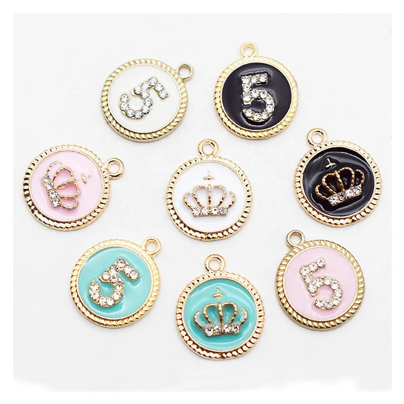 10 шт., круглые эмалевые подвески, 16 х19 мм
10 шт., круглые эмалевые подвески, 16 х19 мм