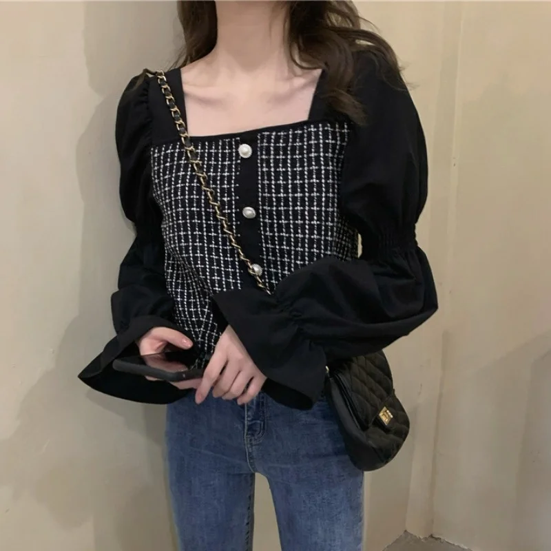 Autumn Clothes 2021 New Women's Shirt Design Sense of Chic Minority Clothes Thin Long Sleeve Short Top
Autumn Clothes 2021 New Women's Shirt Design Sense of Chic Minority Clothes Thin Long Sleeve Short Top