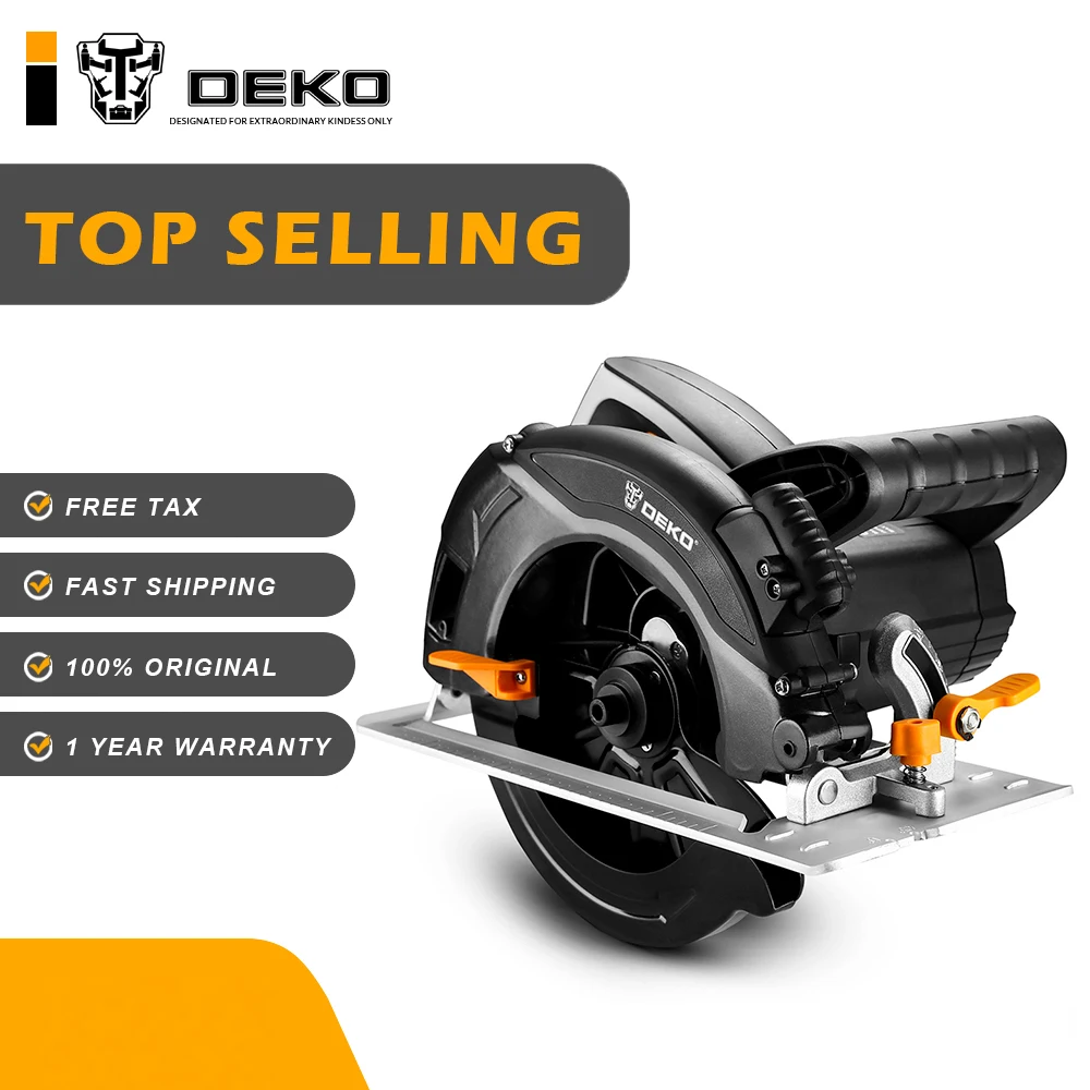 DEKO DKCS1600 циркулярная пила электроинструменты с лезвием проходом пыли