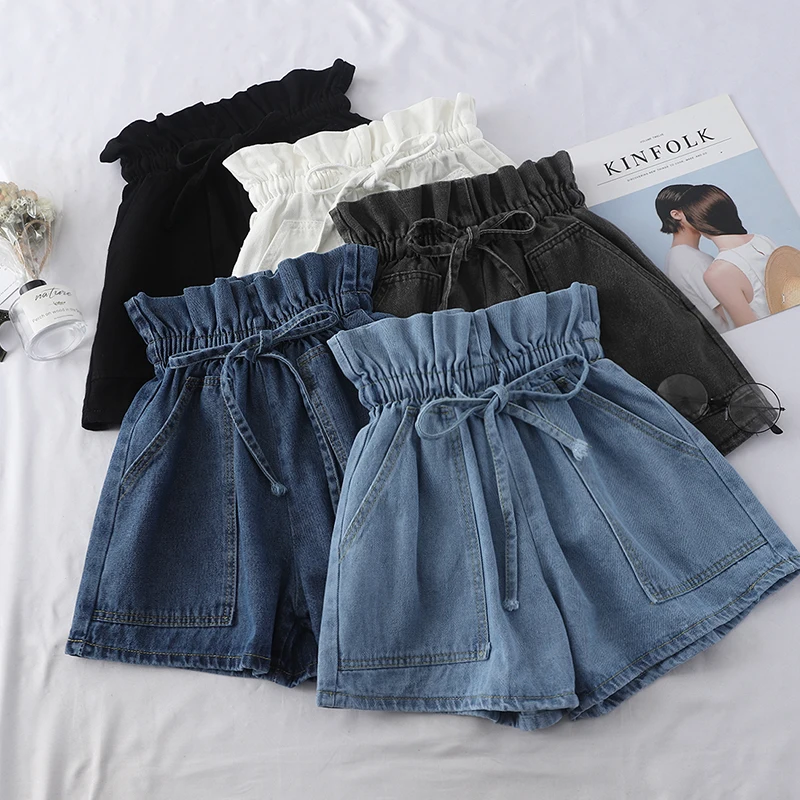 New 2020 Women Blue Jeans Shorts Fashion Summer Loose High Waist Mini Denim Shorts Feminino
New 2020 Women Blue Jeans Shorts Fashion Summer Loose High Waist Mini Denim Shorts Feminino
