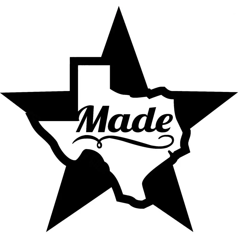 Car Stickers Personality Texas Made Pride Decal Car Decoration Stickers Waterproof Cover Scratch Black/white, 15cm*14cm
Car Stickers Personality Texas Made Pride Decal Car Decoration Stickers Waterproof Cover Scratch Black/white, 15cm*14cm