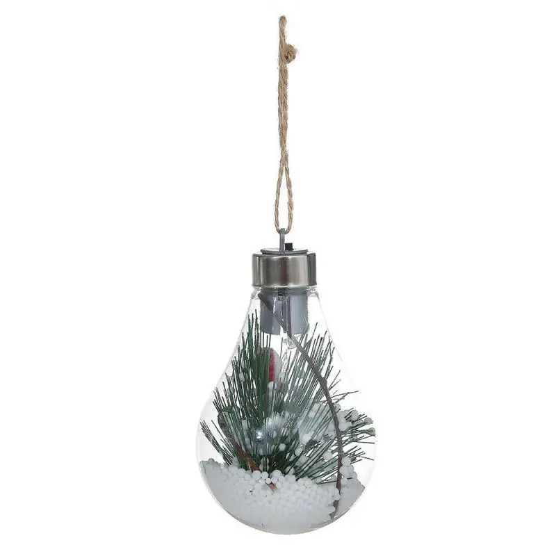 Transparent Christmas Ornament Christmas Tree Decoration Pendant Bulb Ball Christmas Lighting Decoration Xmas Festive Bulb Hot
Transparent Christmas Ornament Christmas Tree Decoration Pendant Bulb Ball Christmas Lighting Decoration Xmas Festive Bulb Hot