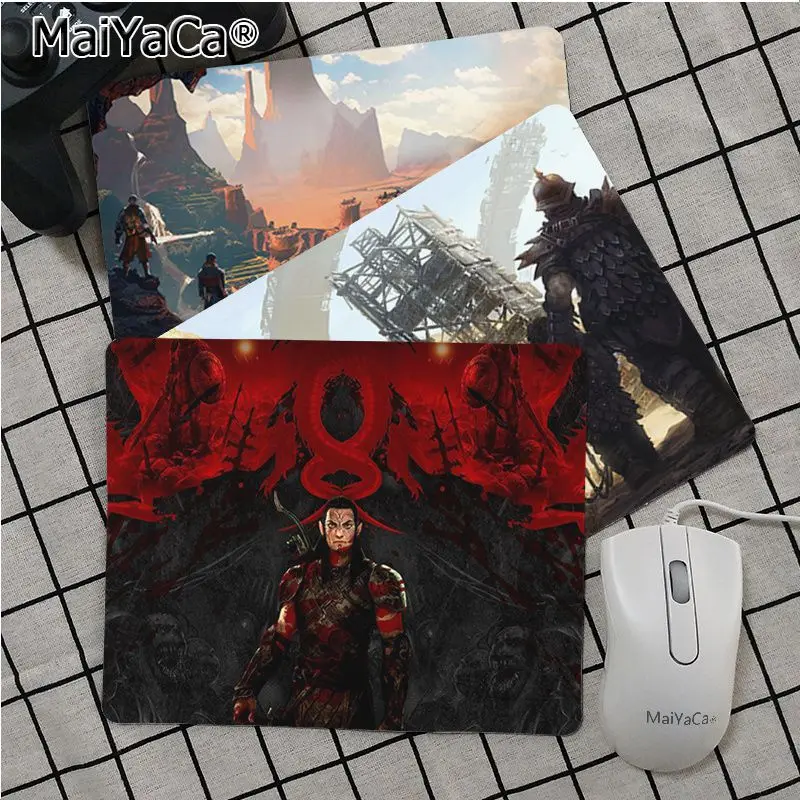 MaiYaCa высокое качество Дракон возраст инквизиция игра силиконовый коврик для мыши