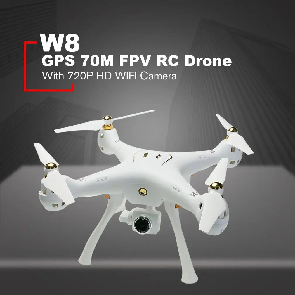 ATTOP W8 2.4G Drone with 1080P Camera 4CH Long Distance RC Quadrocopter Built-in GPS Headless Mode Altitude Hold Wifi FPV Drone
ATTOP W8 2.4G Drone with 1080P Camera 4CH Long Distance RC Quadrocopter Built-in GPS Headless Mode Altitude Hold Wifi FPV Drone