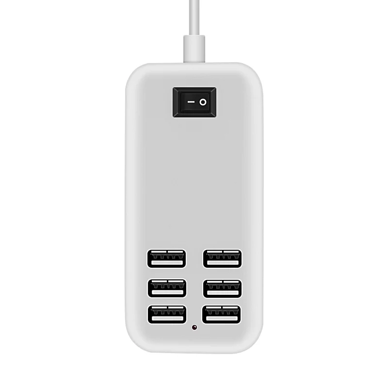 6 разъемов USB-портов зарядное устройство для телефона 20 Вт 3 А настольная