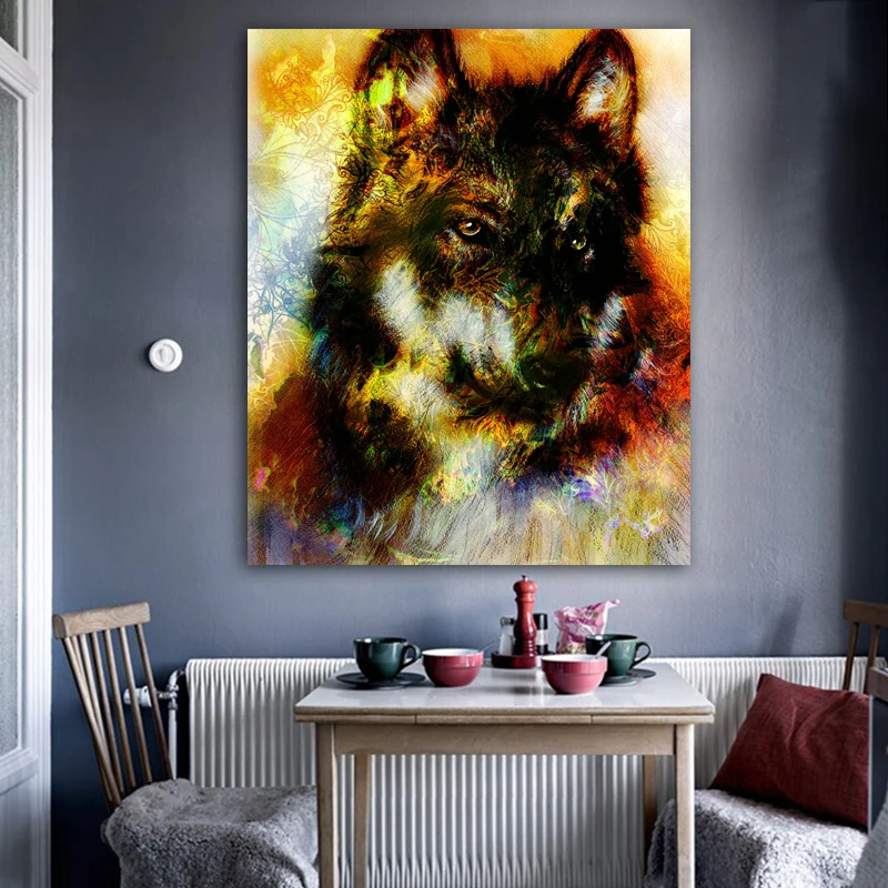 RELIABLI ART Wolf Animal Pictures Canvas Painting Modern Decoration Wall Art Picture For Living Room Bedroom Study NO FRAME
RELIABLI ART Wolf Animal Pictures Canvas Painting Modern Decoration Wall Art Picture For Living Room Bedroom Study NO FRAME