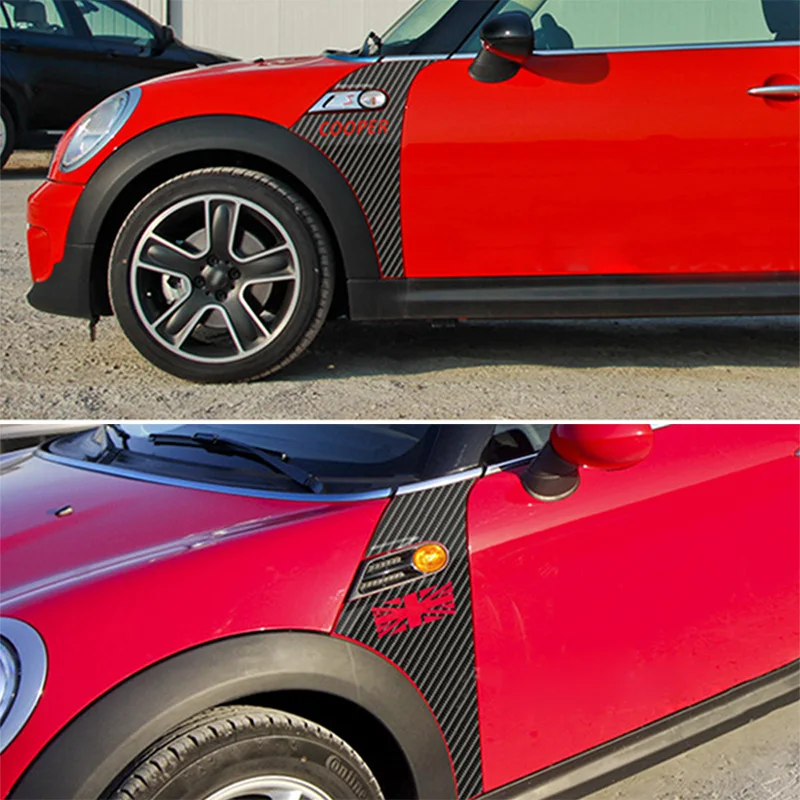 2pcs Union Jack Car Fender 5D Carbon Fiber Vinyl Sticker Auto Body Decal For Mini Cooper S One d JCW R56 Hatchback Accessories
2pcs Union Jack Car Fender 5D Carbon Fiber Vinyl Sticker Auto Body Decal For Mini Cooper S One d JCW R56 Hatchback Accessories