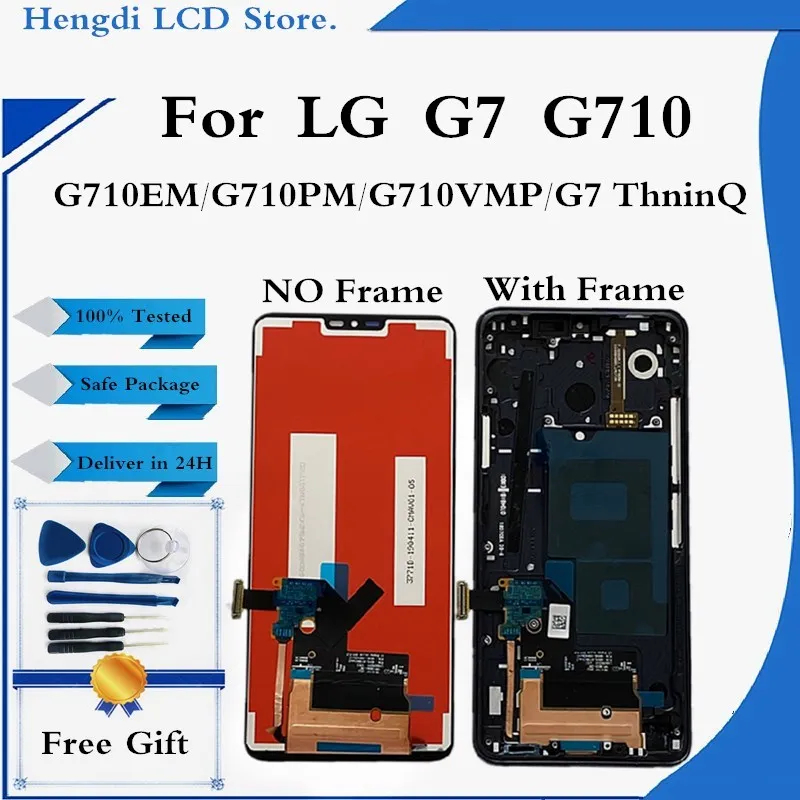 Оригинальный Для LG G7 G710EM G710PM G710VMP ЖК дисплей Дисплей кодирующий преобразователь