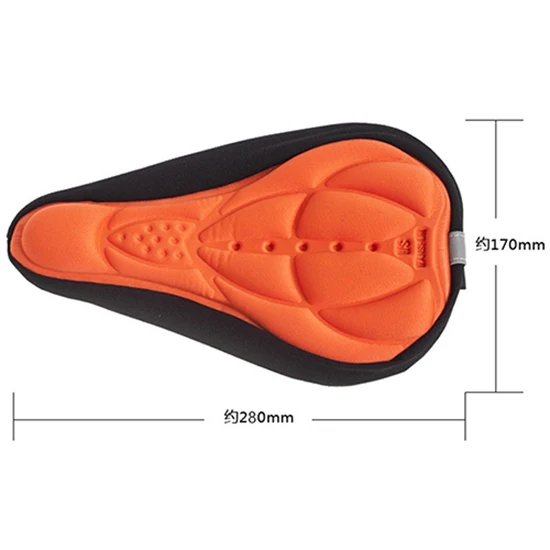 MTB Mountain Bike Cycling Thickened Extra Comfort Ultra Soft Silicone 3D Gel Pad Cushion Cover Bicycle Saddle Seat 4 Colors | Спорт и