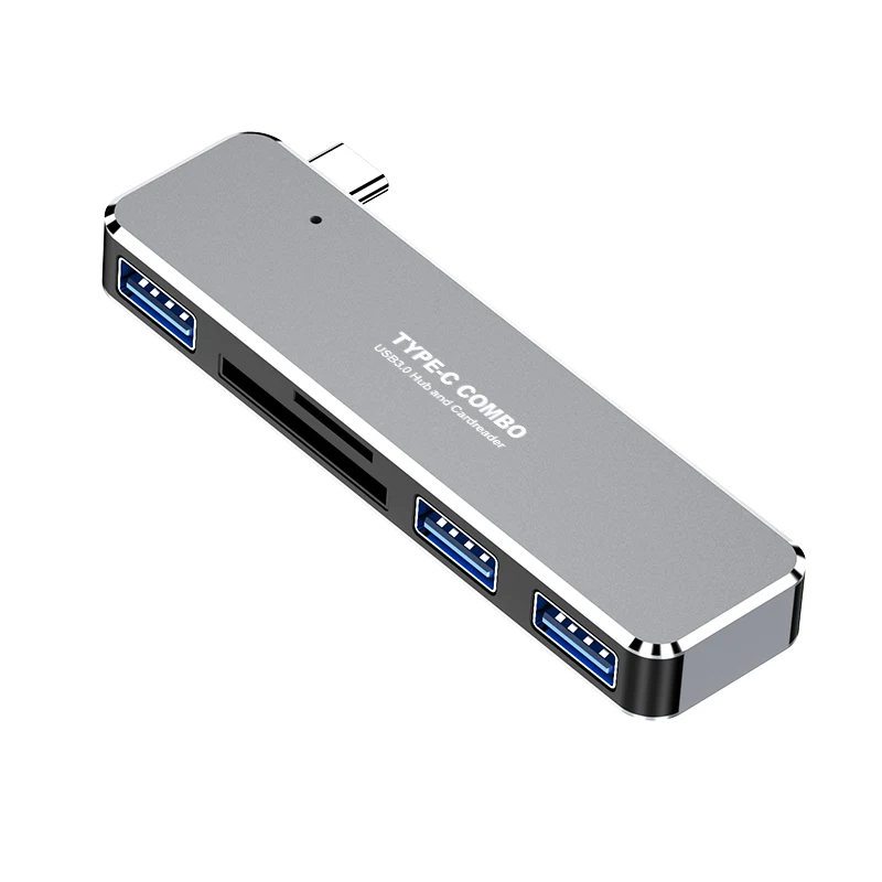 USB C HUB for iPad Pro 2020 MacBook Pro 5-in-1 Type C to USB 3.0 Adapter TF SD USB Type C Dock
USB C HUB for iPad Pro 2020 MacBook Pro 5-in-1 Type C to USB 3.0 Adapter TF SD USB Type C Dock