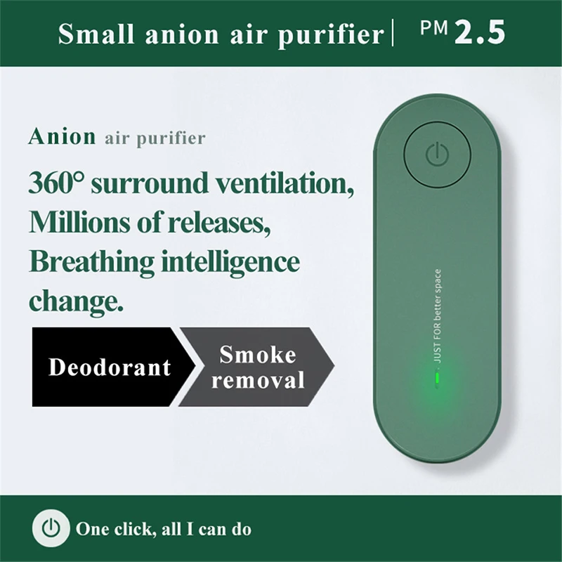Air Purifier Toilet Deodorant Mini Ionizer Cleaner Dust Cigarette Smoke Remover Plug-in Negative Ion Purifier Home Appliances
Air Purifier Toilet Deodorant Mini Ionizer Cleaner Dust Cigarette Smoke Remover Plug-in Negative Ion Purifier Home Appliances