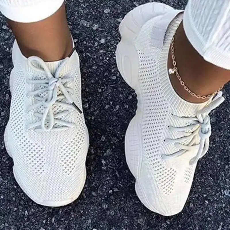 Air Mesh Women Sneaker Sock Shoes Summer Breathable Cross Tie Platform Round Toe Casual Fashion Sport Lace Up 2021 Female Girl
Air Mesh Women Sneaker Sock Shoes Summer Breathable Cross Tie Platform Round Toe Casual Fashion Sport Lace Up 2021 Female Girl
