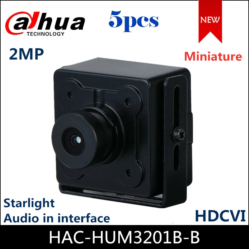 Миниатюрная камера Dahua 2 МП Starlight HDCVI внешняя интерфейсная умная ИК HD и SD Выходная