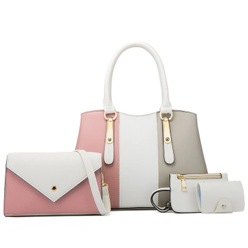 2021 new multi-piece combination bag European and American fashion hit color one-shoulder handbag messenger clutch
2021 new multi-piece combination bag European and American fashion hit color one-shoulder handbag messenger clutch
