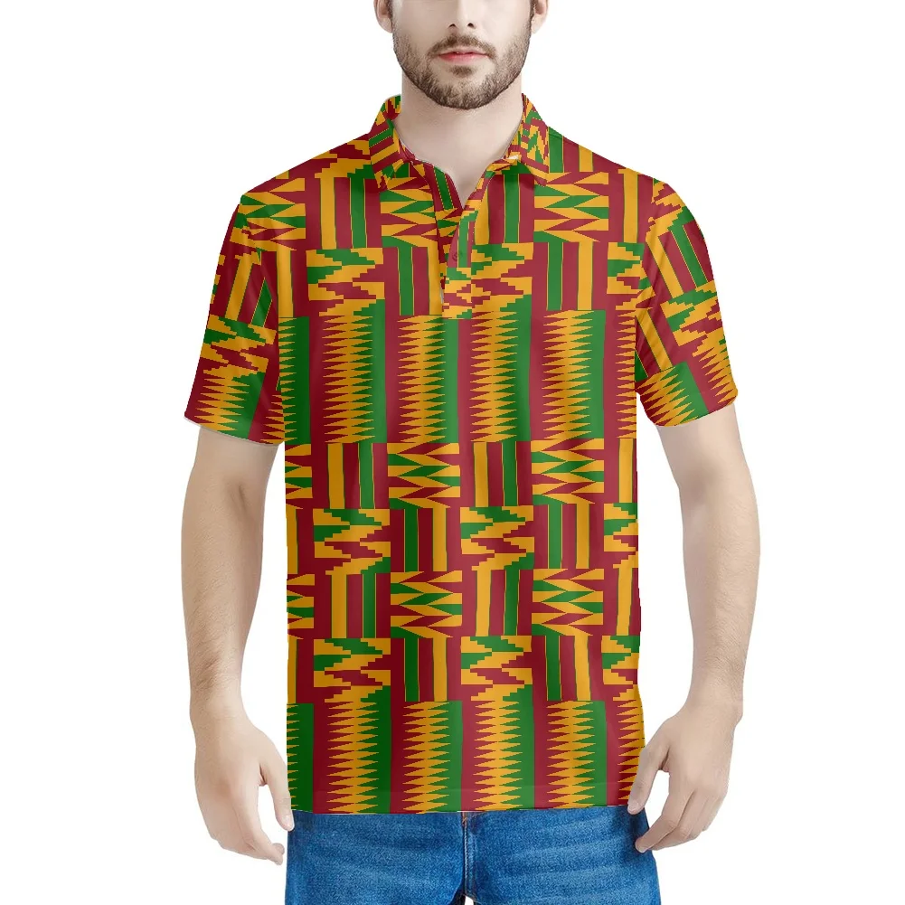 Men's Fashion Kente Ceremonial Cloth Pattern Shirts Short Sleeve Blouse Top Turn-Down Collar Hawaiian Loose Oversized Shirt
Men's Fashion Kente Ceremonial Cloth Pattern Shirts Short Sleeve Blouse Top Turn-Down Collar Hawaiian Loose Oversized Shirt