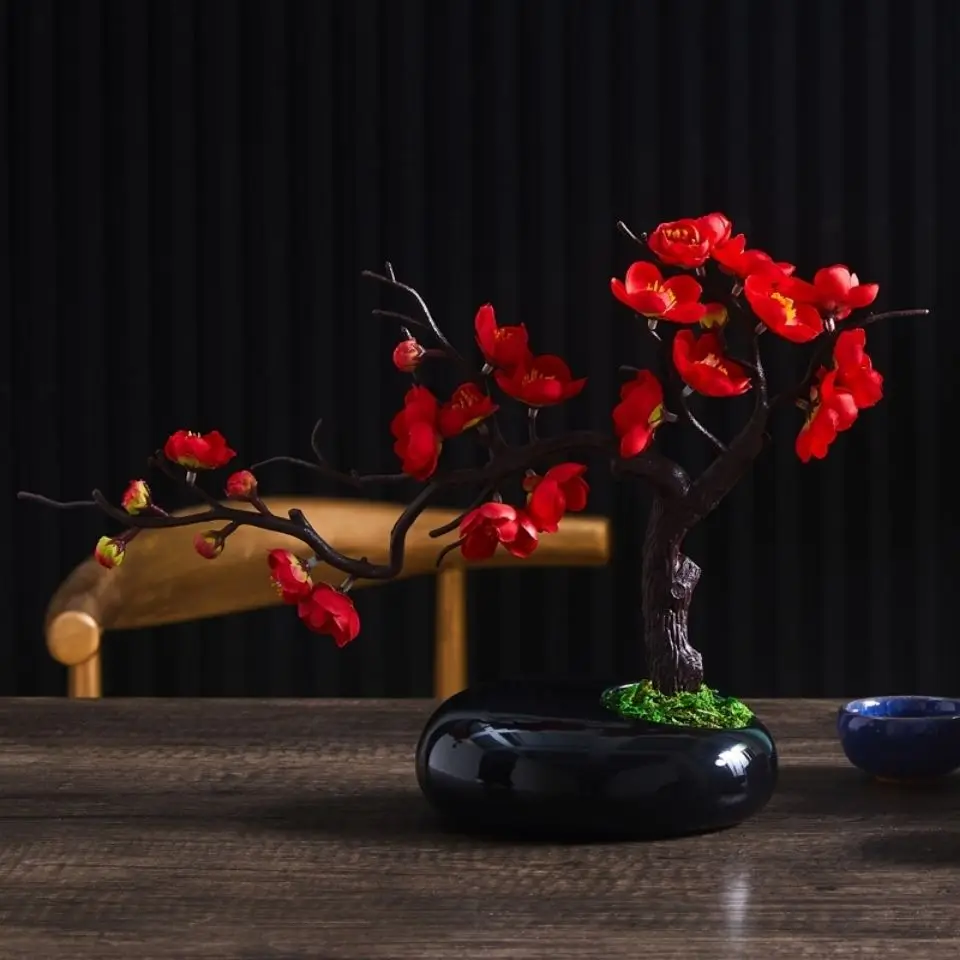Chinese Winter Plum Blossom Simulation Flower Living Room Bedroom Dining Room Home Decor Artificial Flower Crafts
Chinese Winter Plum Blossom Simulation Flower Living Room Bedroom Dining Room Home Decor Artificial Flower Crafts