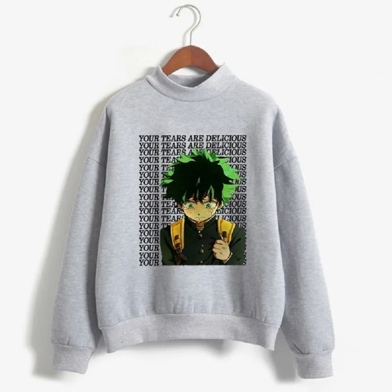 Boku no hero academia -Your Tears are Delicious print sweatshirt Hoodies Men women creative Boku No Hero Academia Tee fashion St 
Boku no hero academia -Your Tears are Delicious print sweatshirt Hoodies Men women creative Boku No Hero Academia Tee fashion St
