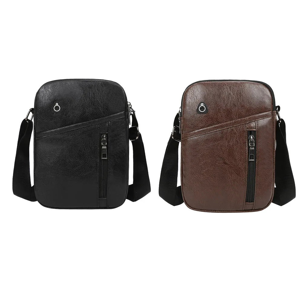 Solid Color PU Leather Retro Shoulder Bags Men Zipper Fashion Crossbody Bag Messenger Bags Retro Zipper Handbag 2021 New
Solid Color PU Leather Retro Shoulder Bags Men Zipper Fashion Crossbody Bag Messenger Bags Retro Zipper Handbag 2021 New