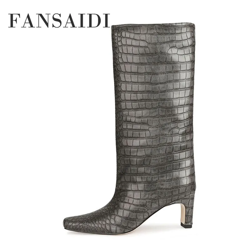 FANSAIDI Winter Pointed Toe High Heels Consice Sexy Brown Gray Beige Boots Ladies Boots New Knee High Boots 40 41 42 43 44 45
FANSAIDI Winter Pointed Toe High Heels Consice Sexy Brown Gray Beige Boots Ladies Boots New Knee High Boots 40 41 42 43 44 45