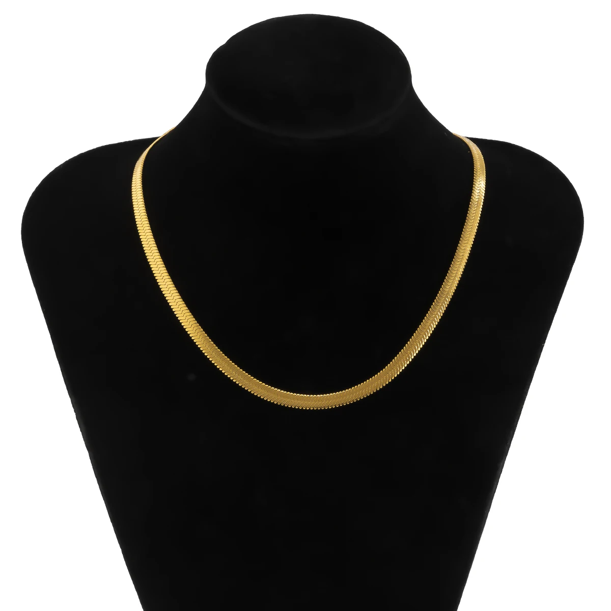 Trendy 2021 Women Snake Chain Choker Necklace Stainless Steel Sexy Flat Blade Herringbone Chokers Clavicle for Girl Jewelry Gift
Trendy 2021 Women Snake Chain Choker Necklace Stainless Steel Sexy Flat Blade Herringbone Chokers Clavicle for Girl Jewelry Gift