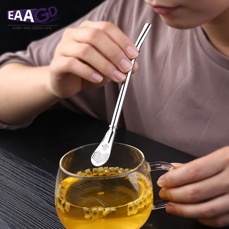 Creative Stainless Steel Hot Drinking Straw Filter Handmade Yerba Mate Tea Bombilla Gourd Washable Practiacl Tea Tool
Creative Stainless Steel Hot Drinking Straw Filter Handmade Yerba Mate Tea Bombilla Gourd Washable Practiacl Tea Tool