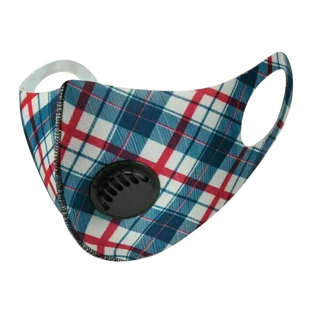Adult Washable Plaid Printed Mask With Breathing Valve Masks Dustproof Breathable Mascarilla Masque Women Men Cycling
Adult Washable Plaid Printed Mask With Breathing Valve Masks Dustproof Breathable Mascarilla Masque Women Men Cycling