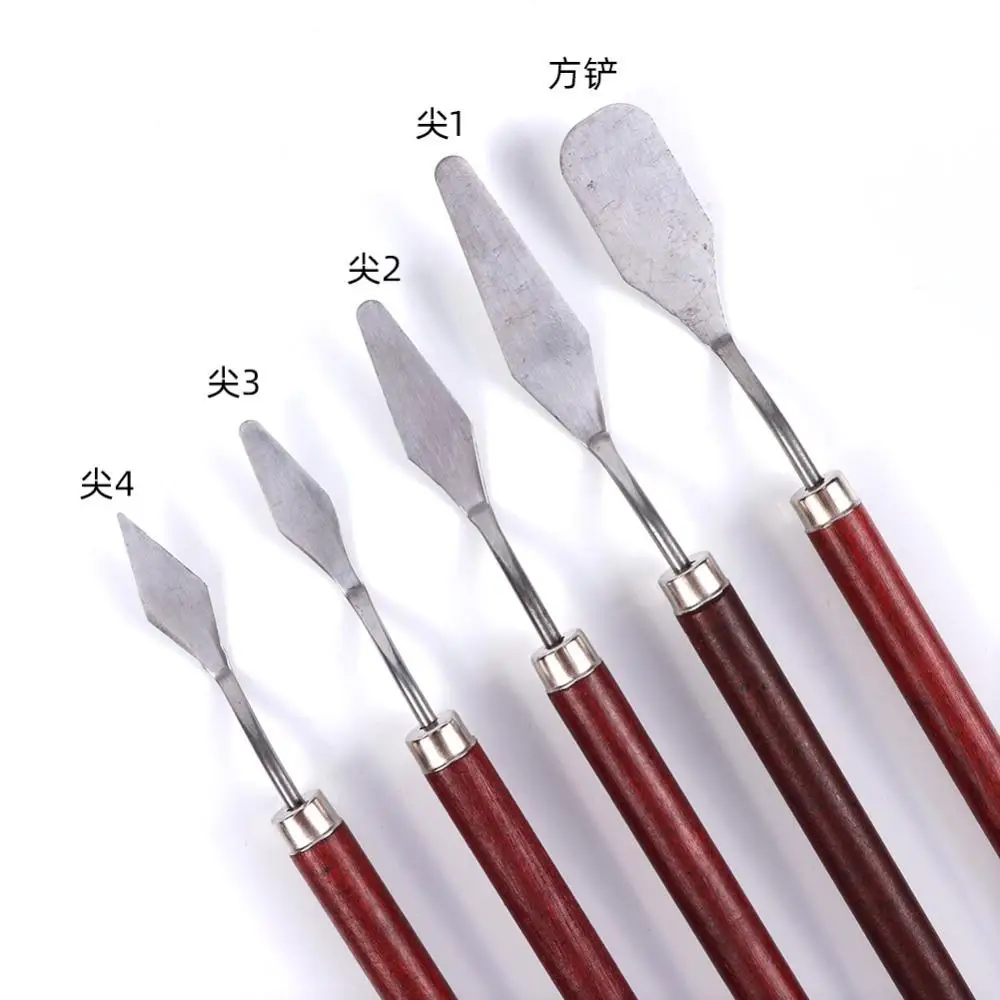 5Pcs/set Stainless Steel Spatula Kit Palette Gouache Supplies for Oil Painting Knife Fine Arts Painting Tool Set Flexible Blades
5Pcs/set Stainless Steel Spatula Kit Palette Gouache Supplies for Oil Painting Knife Fine Arts Painting Tool Set Flexible Blades