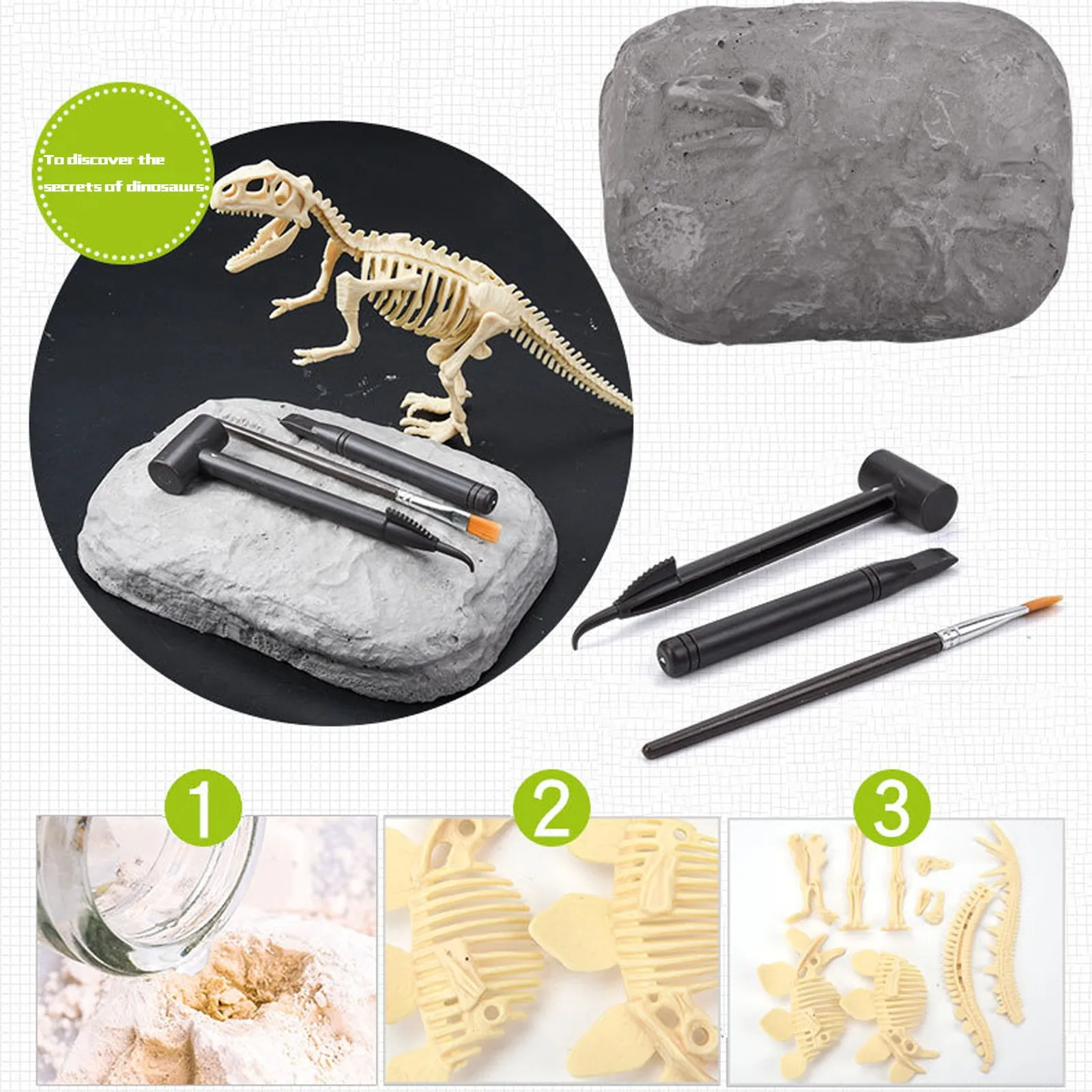 Digging Dinosaur Skeleton Set Dinosaur Digging Fossil Kit Model Toy Montessori Childrens Educational Toy Kids Birthday Gifts
Digging Dinosaur Skeleton Set Dinosaur Digging Fossil Kit Model Toy Montessori Childrens Educational Toy Kids Birthday Gifts