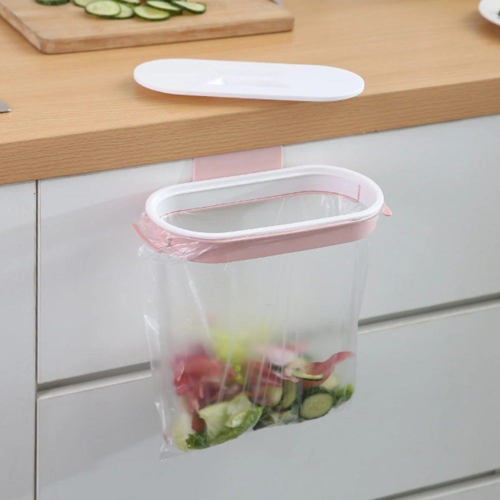 Portable Plastic Garbage Hanging Bag Rack Kitchen Trash Storage Holder Hanging Bag Hook Scouring Pad Dry Shelf Kitchen Tools
Portable Plastic Garbage Hanging Bag Rack Kitchen Trash Storage Holder Hanging Bag Hook Scouring Pad Dry Shelf Kitchen Tools