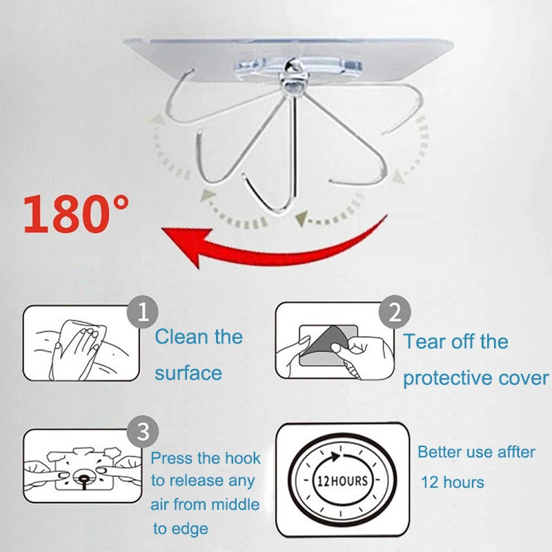 20PCS Wall Hooks Strong Transparent Suction Cup Sucker Hanger Kitchen Bathroom Multi Use Adhesive Hook Door Traceless Organizer
20PCS Wall Hooks Strong Transparent Suction Cup Sucker Hanger Kitchen Bathroom Multi Use Adhesive Hook Door Traceless Organizer