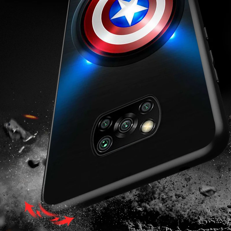 Avengers Shield for Xiaomi Poco X3 NFC X2 M3 M2 F2 F3 Pro C3 F1 A2 Lite Mix3 Play Silicone Soft Black Phone Case 
Avengers Shield for Xiaomi Poco X3 NFC X2 M3 M2 F2 F3 Pro C3 F1 A2 Lite Mix3 Play Silicone Soft Black Phone Case