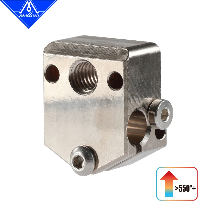 Медный нагревательный блок NF Crazy для 3D принтера Mosqui Hotend Ender 3 Pro Alfawise|Детали и