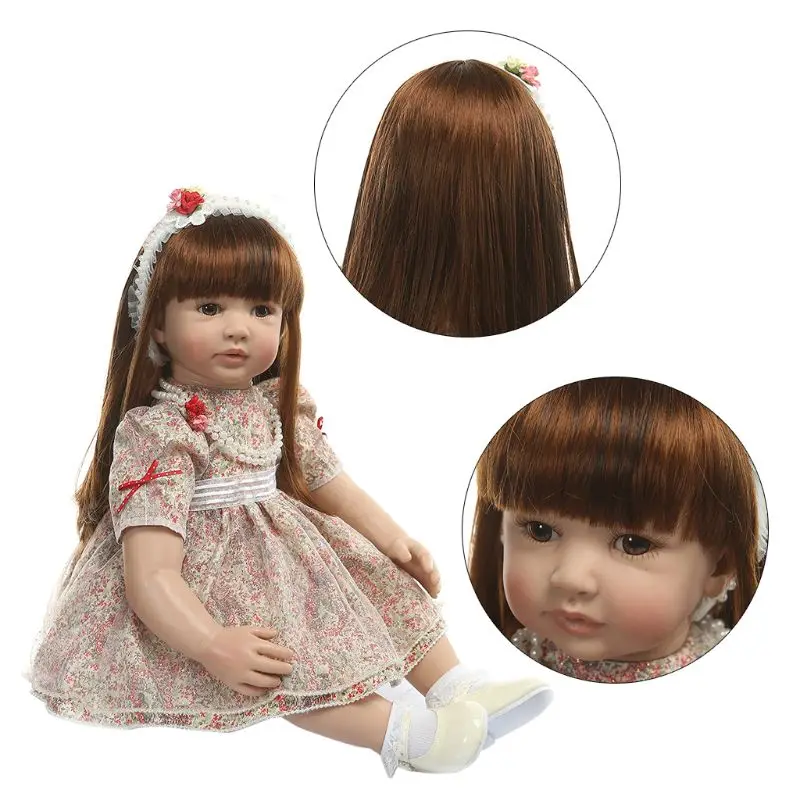 24in Realistic Silicone Vinyl Newborn Baby Toy Girl Princess Clothes Lifelike Handmade Gifts
24in Realistic Silicone Vinyl Newborn Baby Toy Girl Princess Clothes Lifelike Handmade Gifts