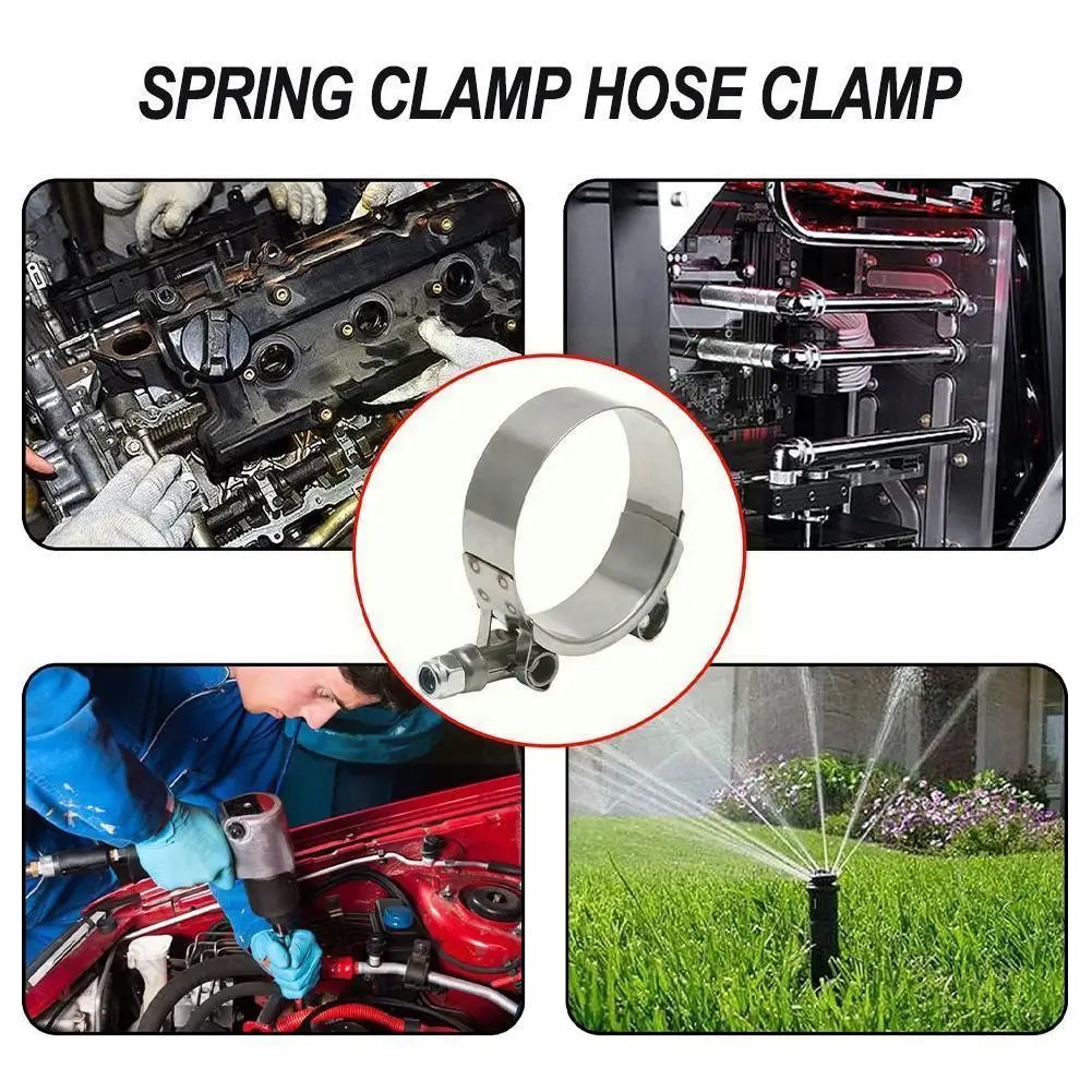 Серебристый Стальной Т-образный пружинный зажим для 2-дюймового 51 мм силиконового шланга A4t0
Серебристый Стальной Т-образный пружинный зажим для 2-дюймового 51 мм силиконового шланга A4t0