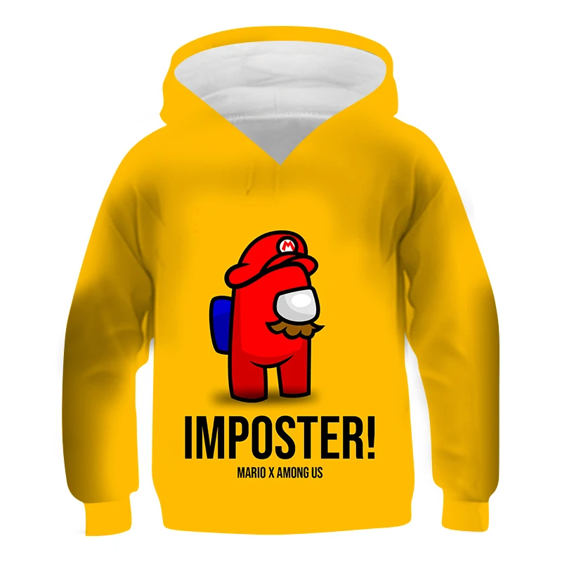 2021 NEW Cartoon Children Hoodies Sweatshirt 3-14T Kid Pullover Boys Girls 3D Printed Clothes Cute Super Mario Graphics Outwear
2021 NEW Cartoon Children Hoodies Sweatshirt 3-14T Kid Pullover Boys Girls 3D Printed Clothes Cute Super Mario Graphics Outwear