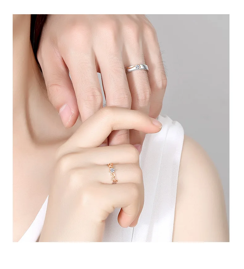 High Quality Real S925 Zircon Angle Wings Finger Rings Resizable Fashion Accessories Ring Fashion Jewelry Lovers Couples Gifts 
High Quality Real S925 Zircon Angle Wings Finger Rings Resizable Fashion Accessories Ring Fashion Jewelry Lovers Couples Gifts