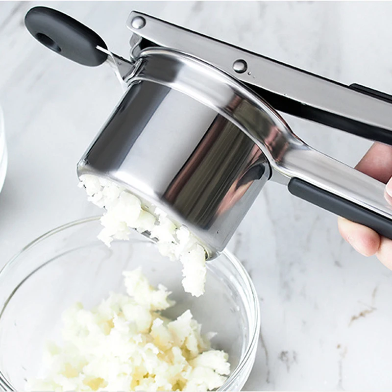 Multi-function Potato Masher Stainless Steel Potato Silicone Grip Manual Juicer High Quality Durable Kitchen Tools
Multi-function Potato Masher Stainless Steel Potato Silicone Grip Manual Juicer High Quality Durable Kitchen Tools