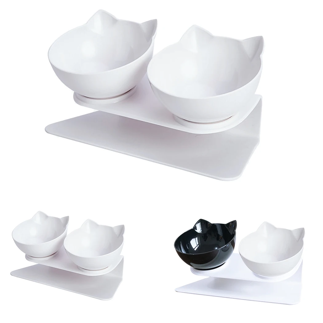 Cat Double Bowl Non-slip Pet Cat Feeding Bowl Water and Food Dogs Feeders Dual Bowls with With Raised Stand Pet Products
Cat Double Bowl Non-slip Pet Cat Feeding Bowl Water and Food Dogs Feeders Dual Bowls with With Raised Stand Pet Products