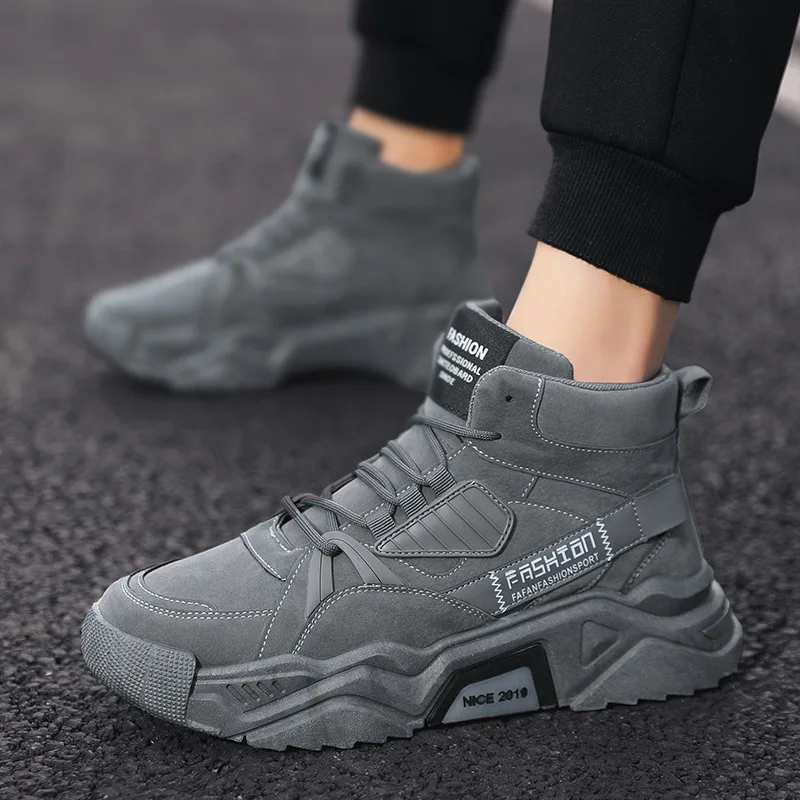 Мужская обувь, модная мужская спортивная обувь, новинка сезона осень 2021, уличные ботинки в британском стиле, модная обувь для отдыха 
Мужская обувь, модная мужская спортивная обувь, новинка сезона осень 2021, уличные ботинки в британском стиле, модная обувь для отдыха