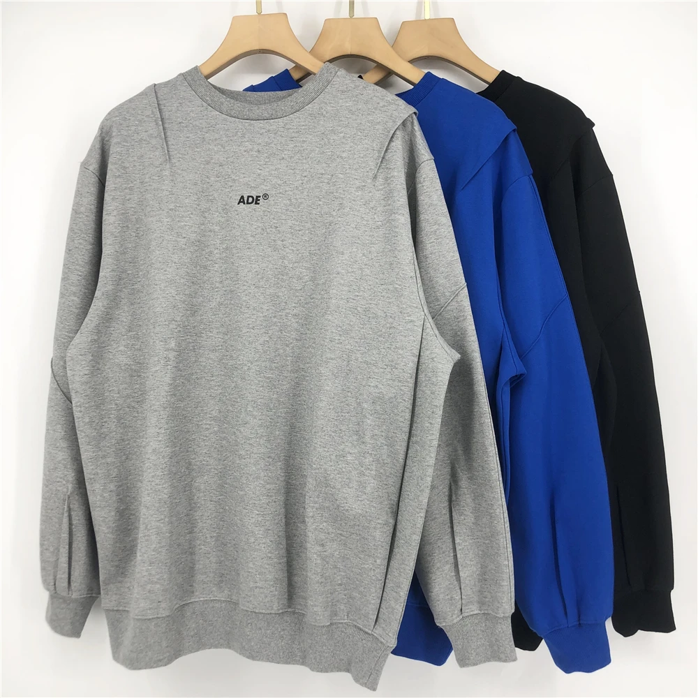 21FW Топ погрешность несимметричный дизайн морщин круглый вырез для мужчин и женщин 1:1 высококачественный пуловер с вышивкой свитшоты
21FW Топ погрешность несимметричный дизайн морщин круглый вырез для мужчин и женщин 1:1 высококачественный пуловер с вышивкой свитшоты