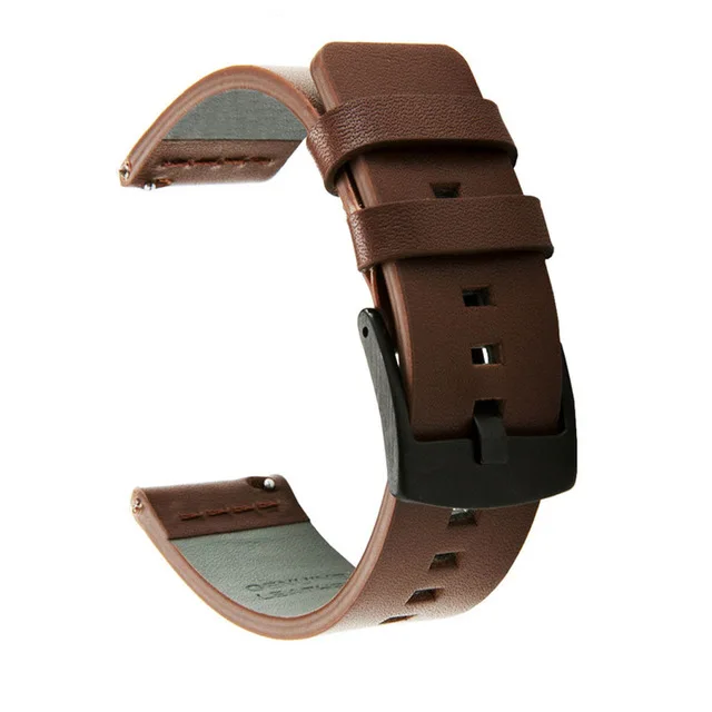 Ремешок для часов из натуральной кожи Xiaomi Huami Amazfit GTR 47/42 быстросъемный сменный