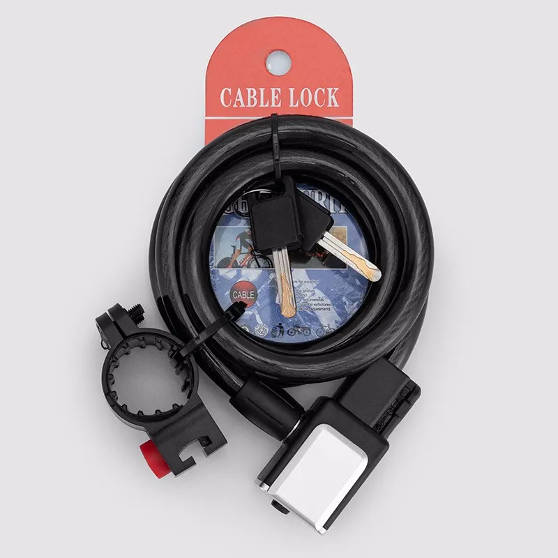 2021 New Steel Bike Key Lock Chain With Key Bike Trolly Security Steel Wire Cable Locker Anti-theft Safety Bike Accessories
2021 New Steel Bike Key Lock Chain With Key Bike Trolly Security Steel Wire Cable Locker Anti-theft Safety Bike Accessories