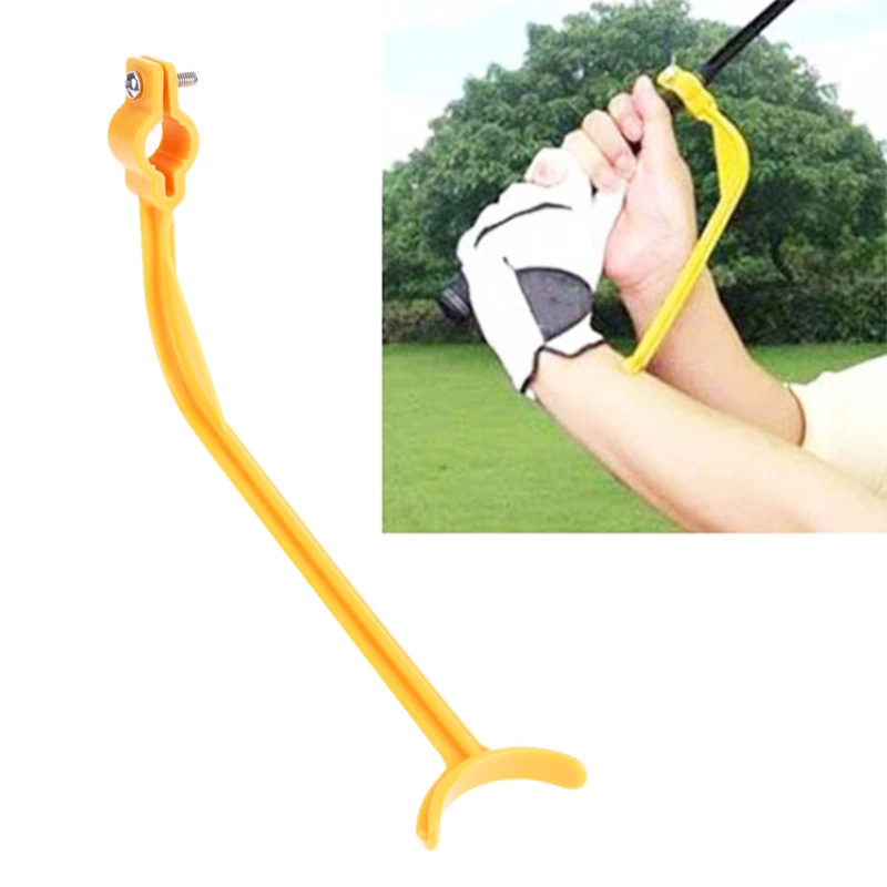 

1pcs Practice Guide Golf Swing Trainer Beginner Alignment Golf Clubs Gesture Correct Wrist Training Aids Tools Golf Accessories