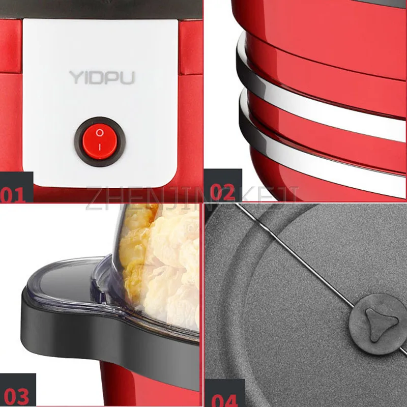 Popcorn Machine Home Use Small Fully Automatic Large Capacity 5L Popcorn Machine DIY Ball 220V/850W Popcorn Maker Making Tools
Popcorn Machine Home Use Small Fully Automatic Large Capacity 5L Popcorn Machine DIY Ball 220V/850W Popcorn Maker Making Tools