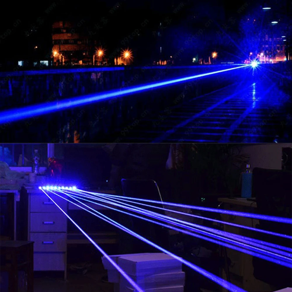 USB Most Powerful Blue Laser Flashlight With Rechargeable Built-In Battery Laser 450nm 5000m Focusable Laser With 5-Star Cap 
USB Most Powerful Blue Laser Flashlight With Rechargeable Built-In Battery Laser 450nm 5000m Focusable Laser With 5-Star Cap